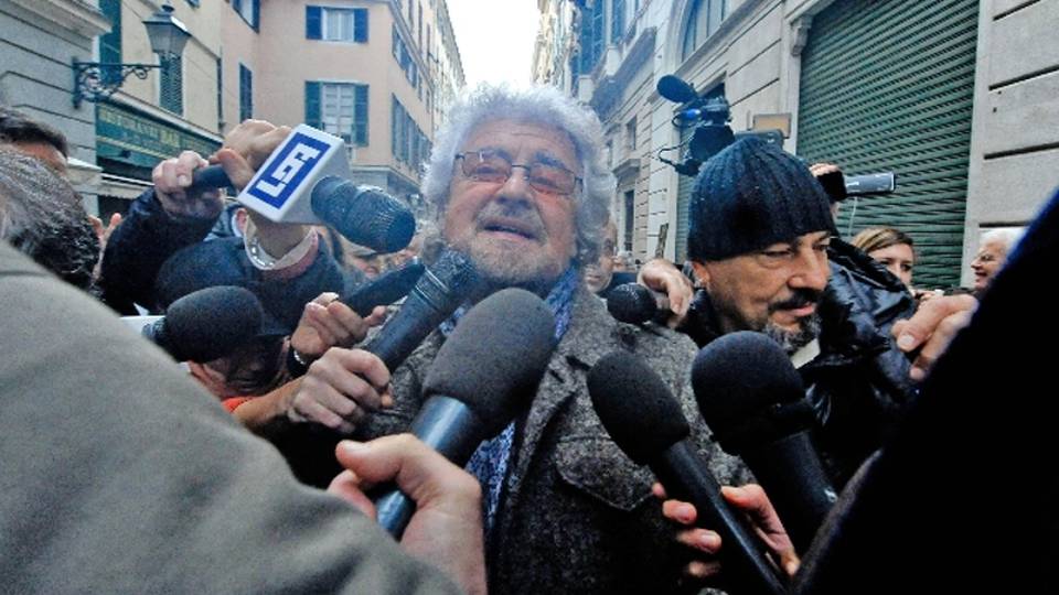 Grillo, lo spread italiano è raddoppiato Grillo, lo spread italiano è raddoppiato