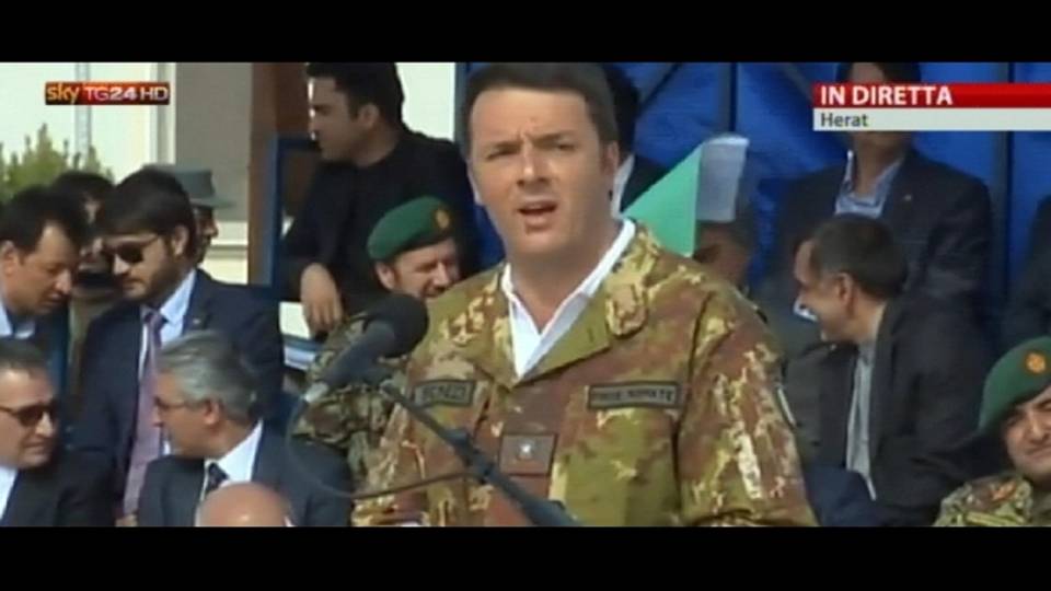 Afghanistan:Renzi,sforzo in più per pace Afghanistan:Renzi,sforzo in più per pace