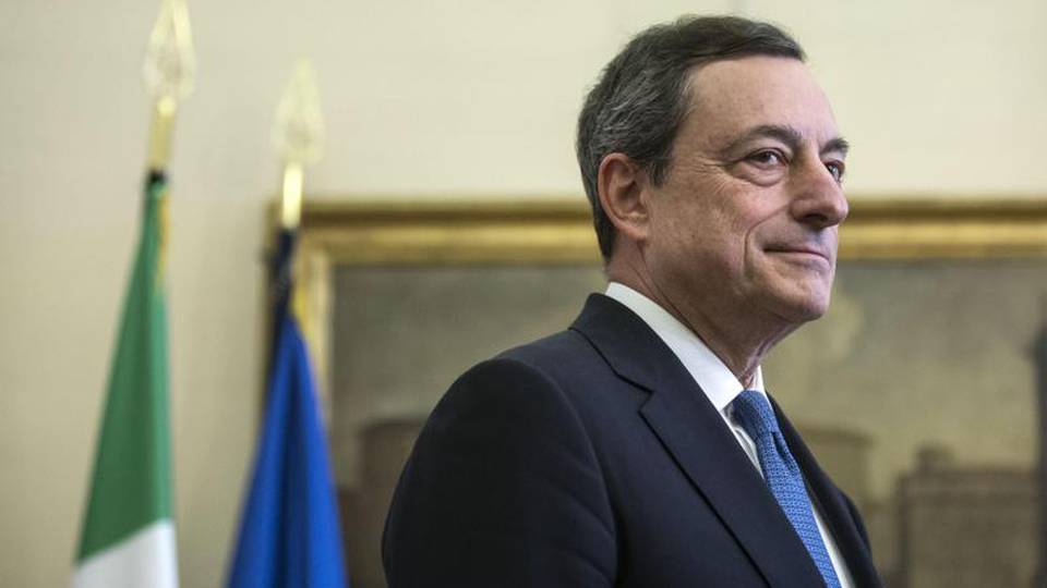 Draghi,prospettive inflazione meno rosee Draghi,prospettive inflazione meno rosee