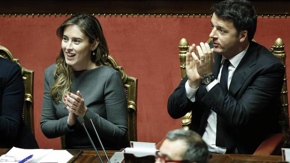 Renzi, nessun conflitto interessi Boschi Renzi, nessun conflitto interessi Boschi