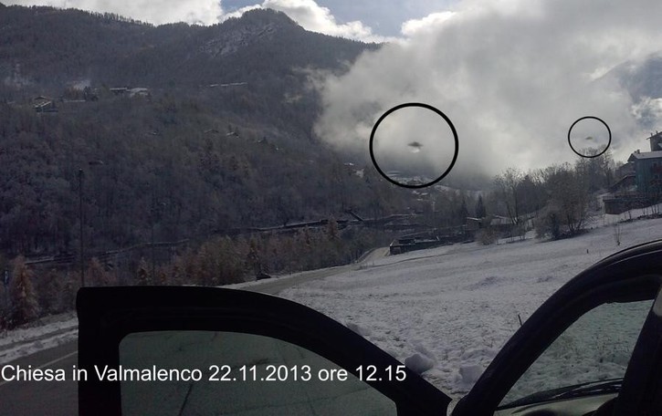 Ufo avvistati in Valmalenco Se ne parla anche a Firenze