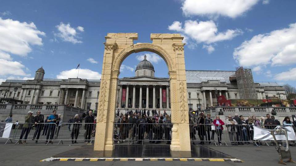 Omaggio a Palmira, replica Arco a Londra Omaggio a Palmira, replica Arco a Londra
