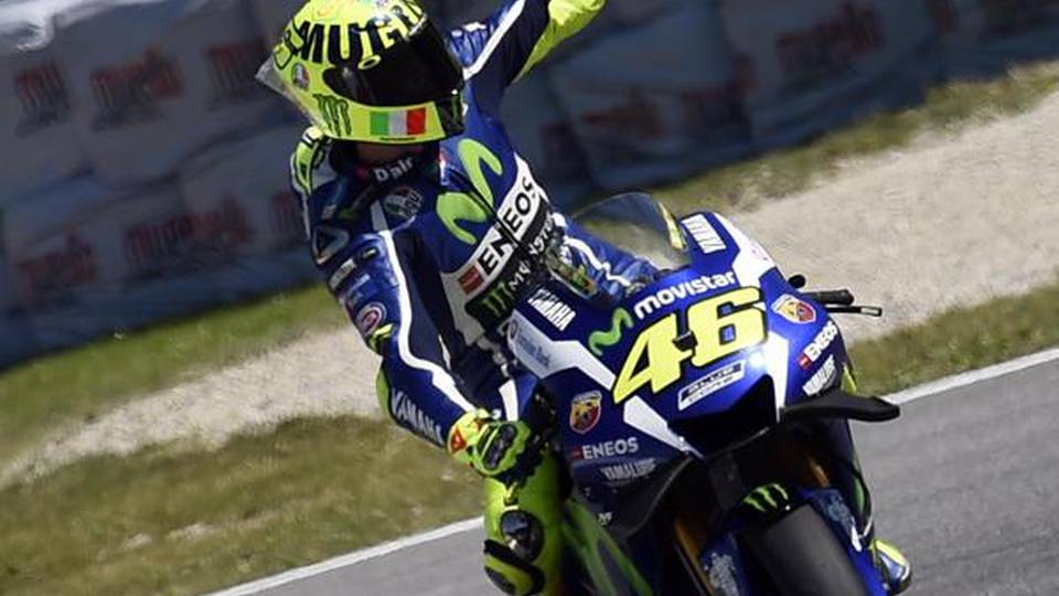 Moto: Italia, Rossi in pole position Moto: Italia, Rossi in pole position