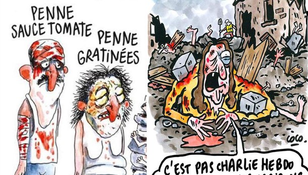 Comune di Amatrice querela Charlie Hebdo