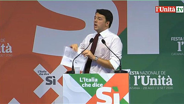 Italicum: Renzi, cambiarla? Noi ci siamo