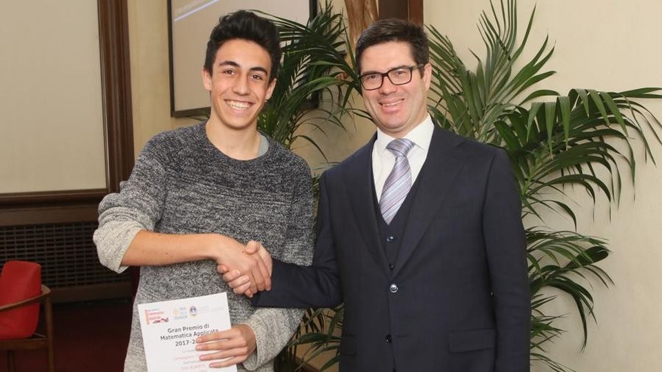Gran premio di matematica Samuele, quinto posto che brilla Gran premio di matematica Samuele, quinto posto che brilla
