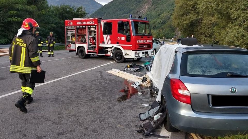 Ardenno, incidente mortale sulla statale 38 Ardenno, incidente mortale sulla statale 38