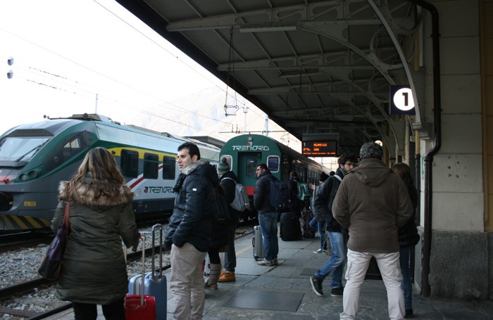 Il danneggiamento era avvenuto nella stazione di Tirano (foto d’archivio)