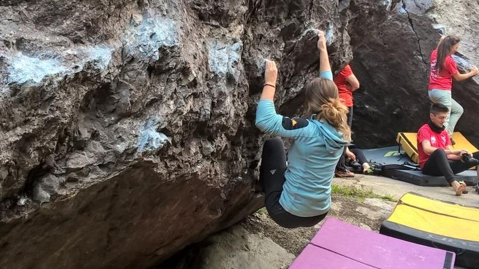 Dopo Gerolasass nuovi cartelloni per l’arrampicata Dopo Gerolasass nuovi cartelloni per l’arrampicata