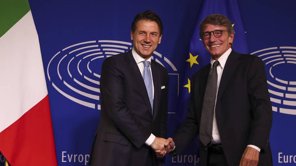 Sassoli vede Conte, Ue più forte con contributo Italia Sassoli vede Conte, Ue più forte con contributo Italia
