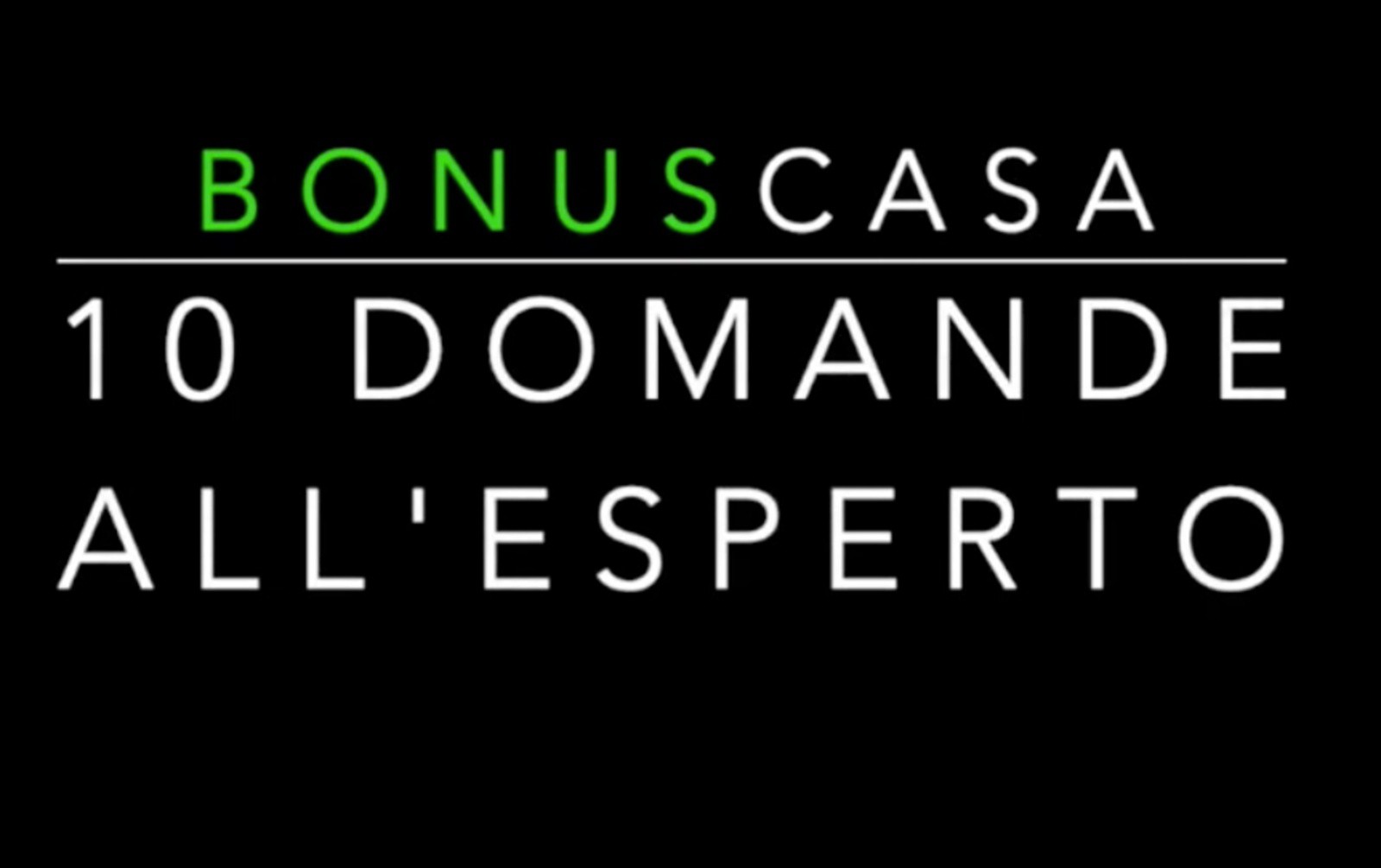 Bonus 110%: condominio, spese, detrazioni. Guarda il video della rubrica “10 domande all’esperto”