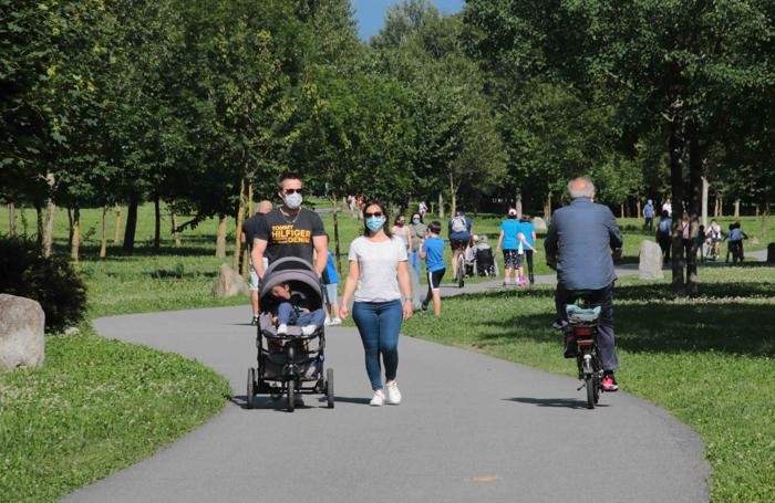 Sondrio Coronavirus fase due domenica al Parco Bartesaghi