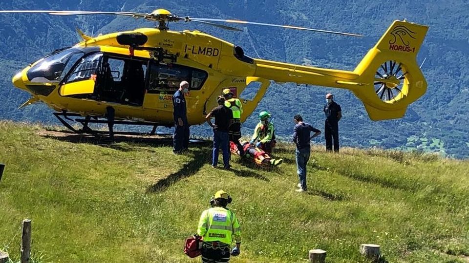 Sorico, si ribalta con la bicicletta Paura per ciclista di 35 anni Sorico, si ribalta con la bicicletta Paura per ciclista di 35 anni