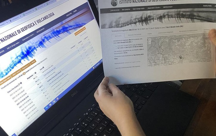 Ore 11.34, la terra ha tremato «Tante chiamate, nessun danno»