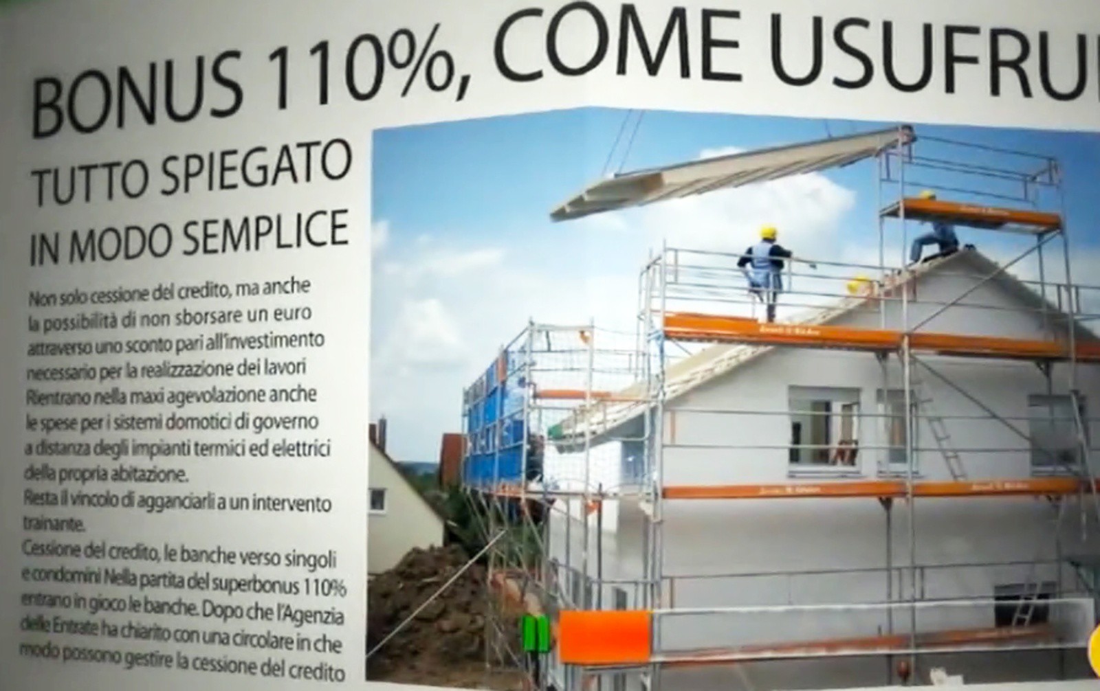 Bonus 110%, le opportunità dei materiali naturali nella nuova trasmissione Tv