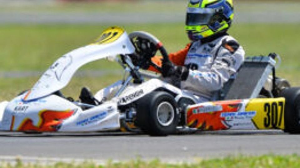 Karting junior Aci Francesco Marenghi campione italiano Karting junior Aci Francesco Marenghi campione italiano
