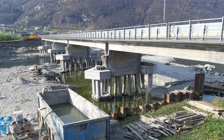 Traona, l’attesa è finita Il ponte verrà riaperto