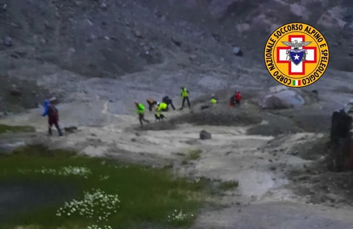 Valfurva intervento soccorso alpino cnsas