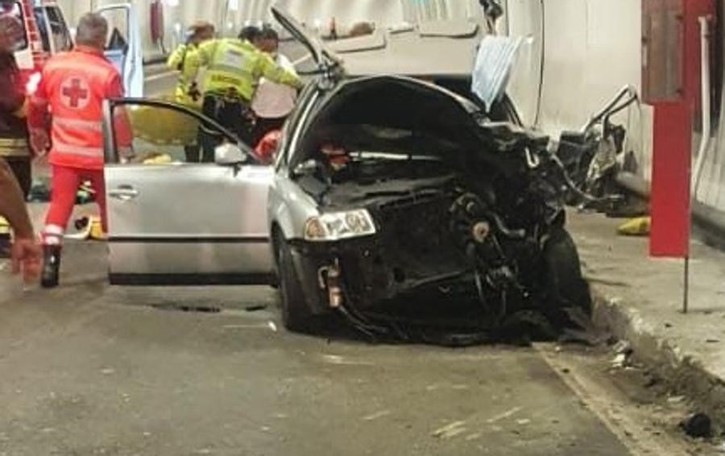Frontale in galleria Due ragazzi gravi a Verceia