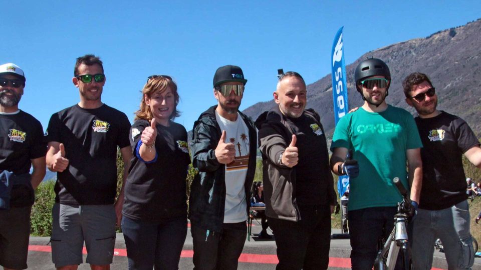 Inaugurata la pista per bici e skate La prima in Valle Inaugurata la pista per bici e skate La prima in Valle