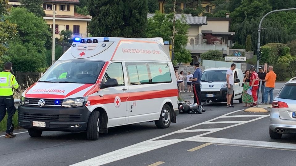 Albese, ferito nello scontro con la moto Albese, ferito nello scontro con la moto