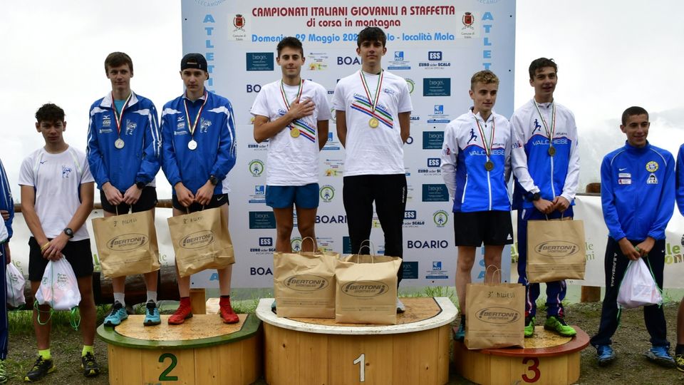 Canovi e Scarinzi Titolo italiano staffetta Canovi e Scarinzi Titolo italiano staffetta