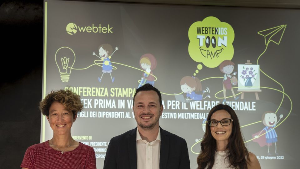 “Webtek Kids Camp”. Laboratori e giochi per i figli dei dipendenti “Webtek Kids Camp”. Laboratori e giochi per i figli dei dipendenti